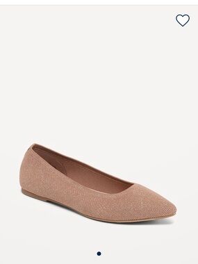 Old Navy Women's Pointed Knit Ballet Flat - Blush